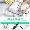 3Pcs Storage Container PP Transparent Storage Bag with Zip Large