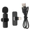 Wireless Lavalier Microphone Intelligent Noise Cut Automatic Pairing Compact Microphone
