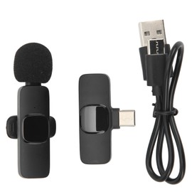 Wireless Lavalier Microphone Intelligent Noise Cut Automatic Pairing Compact Microphone for Live Broadcast Gaming Phone 1