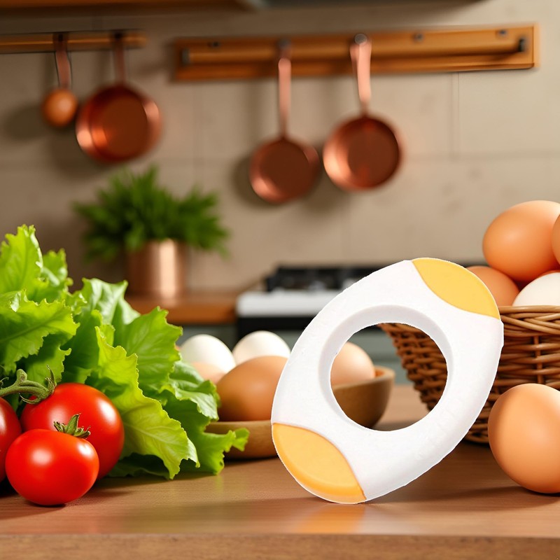 Yellow Egg Shell Opener Egg Topper Cutter Egg Cracker Separator