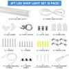 4FT LED Shop Light, 66W 6000K 10560LM White Light Linkable