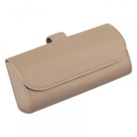 DONGKER Glasses Holder for Car, PU Leather Car Glasses Case, Glasses Organiser Box, Sunglasses Storage Box with Magnetic Closure for Car, SUV, RV, Truck