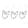 STARCHENIE Initial Ring for Women 925 Sterling Silver Letter K