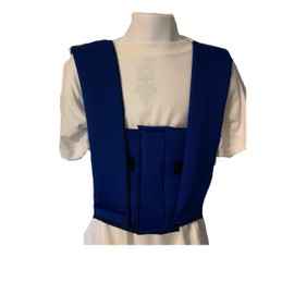 Compression wrap, Adjustable neoprene vest, snug hug wrap, child or adult (Medium, hot pink)