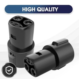 Unbranded J1772 to Teslal Charging Adapter 80 Amp / 240 AC Compatible with J1772 Charger