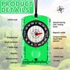 Geiserailie 20 Pcs Acrylic Orienteering Compass Navigation Backpacking Compass Professional