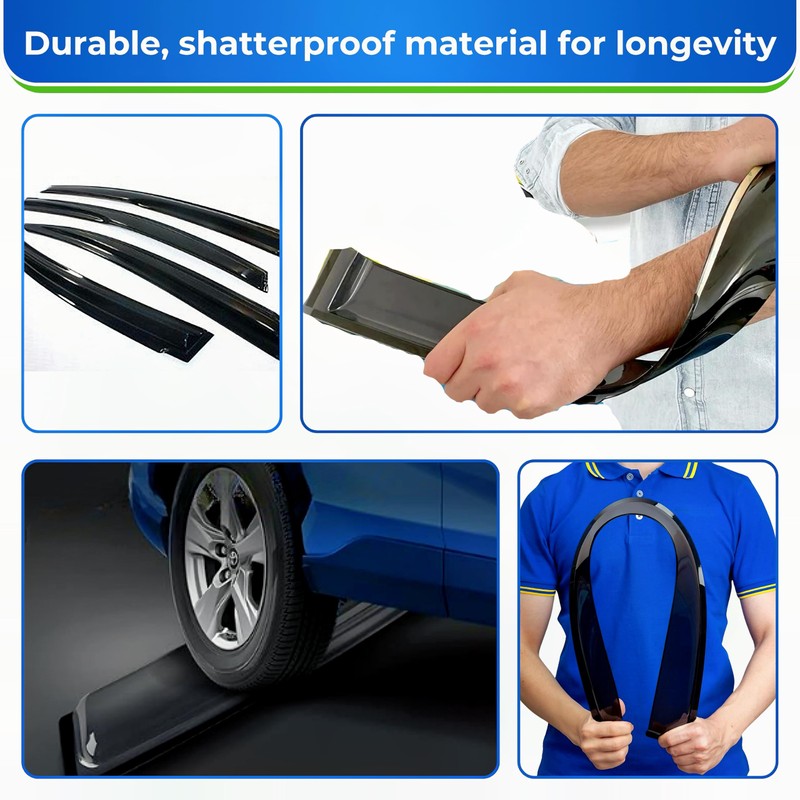 KPY Window Visor Compatible with Lexus ES 2013-2018, 4PC Rain