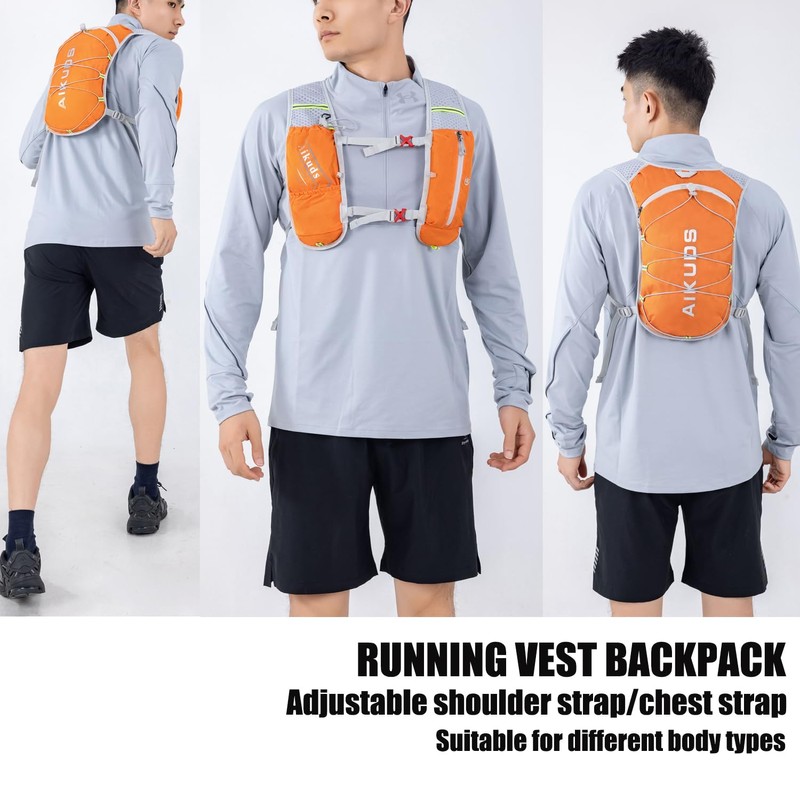 KAMCYCLE Ultralight Hydration Backpack, Running Vest, Trail Backpack, Hydration Pack,