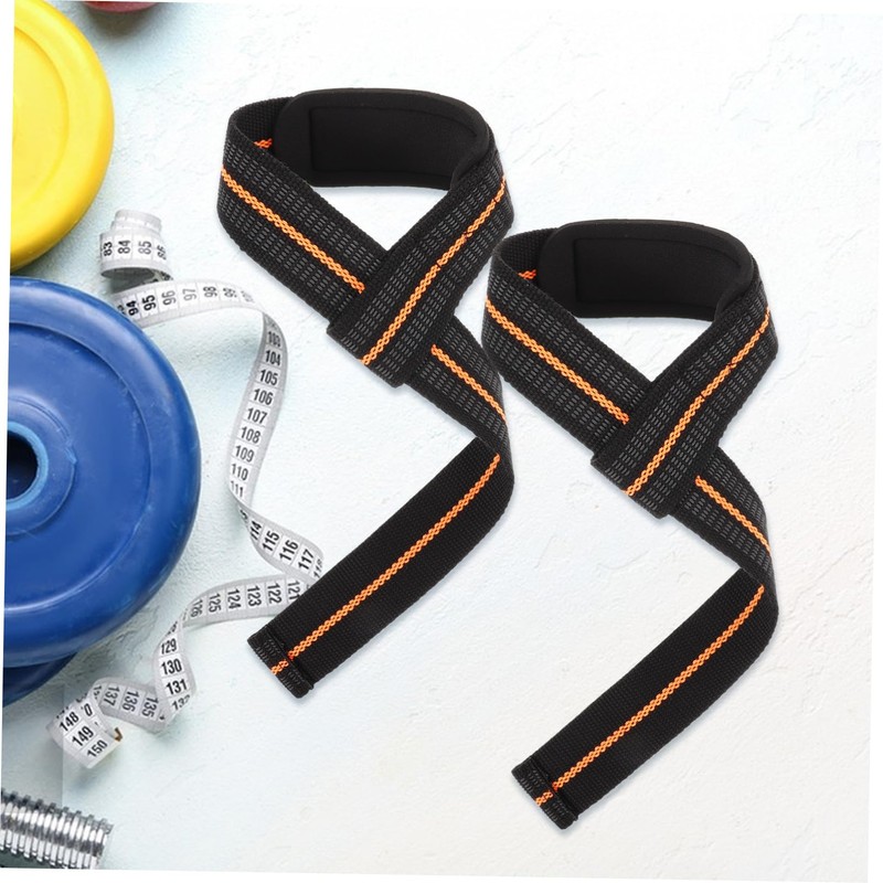 BIUDECO 2pcs Weight Lifting Grip Straps Durable Gym Lifting Straps
