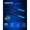 HIPULX 3 PCS Thread File Set - 5140 Alloy Steel
