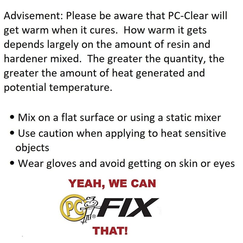 PC Products PC-Clear Epoxy Adhesive Liquid, 50ml Cartridge, Clear 75005