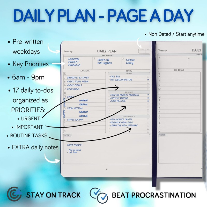 ifocus Work Planner for Business Project,Schedule & Goal Setting, Hourly