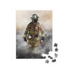 puzzleYOU: 200 Piece Fireman Penetrating a Smoke Wall Puzzle -