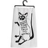 If Cat's Could Talk, They Wouldn't Dish Towel