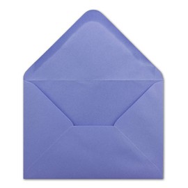 Colours-4-YOU Glüxx-Agent Series DIN C5 Envelopes 16.2 x 22.7 cm 100 g/m² Wet Seal with Pointed Flap Pack of 50 Purple
