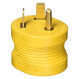 Camco 55232 30 Amp Male/15 Amp Female Adapter with Indicator Light