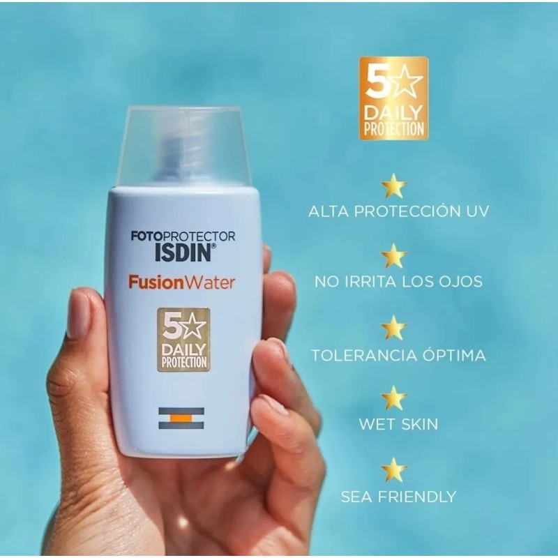 Protector Solar Isdin Fusion Water Fluido Fps 50ml