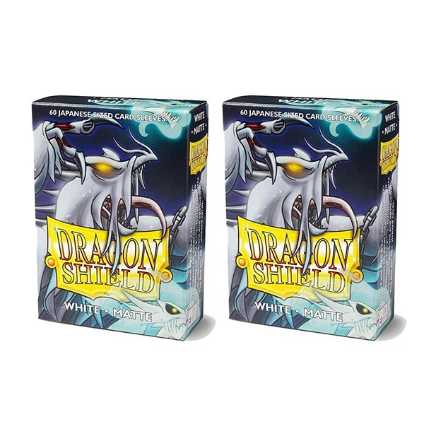 Dragon Shield Bundle: 2 Packs of 60 Count Japanese Size