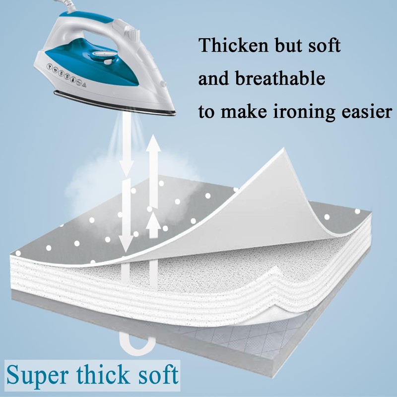 MZXcuin Small Ironing Board Cover Scorch Resistant, Table top Ironing