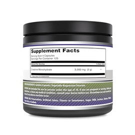 Amazing Nutrition- “Amazing Formulas Creatina 3000Mg Por Porción Suplemento de 500 Cápsulas | Sin OGM | Sin Gluten | Hecho