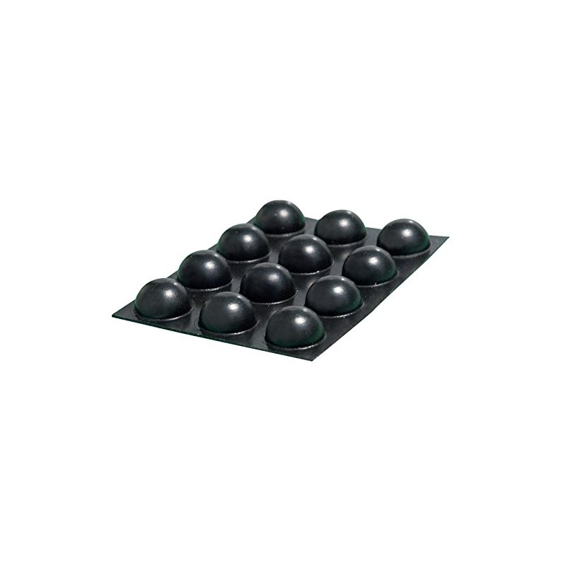 Bump Dots - Black, X-Large Rounded-Top Round Bump Dots