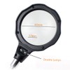 Tabletop 3.5x 12X Helping Hand Alligator Clip LED Magnifying Lamp
