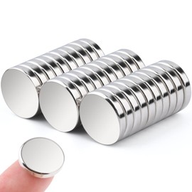 15X3MM Strong Neodymium Magnet Large,30Pcs Rare Earth Magnets Round Disc Magnets,Heavy Duty Magnets Small Round Refrigerator Magnets for Craft Office Whiteboard,Dry Erase Board,Tool Organization