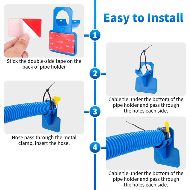 1.25 x 59 Inch Pool Hoses for Above Ground Pools,Pool