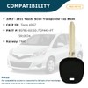 AKS KEYS Replacement Transponder Key Blank for 2003 - 2011