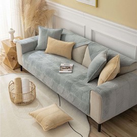 MTHGH Sofa Cover Corner Sofa L Shape Waterproof Sofa Protector Non-Slip Dog Cat Couch Cover Corner Sofa U Shape Blanket Universal 3/2/4/1-Seater Sofa, #1-70 x 120 cm