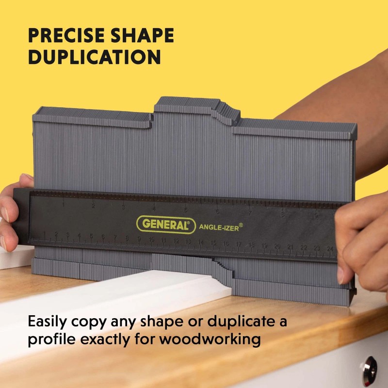 General Tools 10 Inch Locking Contour Gauge Shape Duplicator with