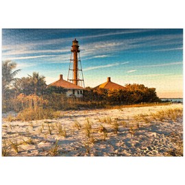 Sanibel Island Lighthouse In Sanibel Island, Florida - Premium 1000 pieces Puzzle - MyPuzzle special collection from Puzzle Galaxy