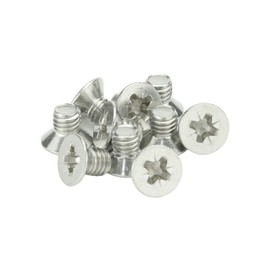 M3 (3mm x 6mm Inc Head) Pozi Countersunk Machine Screws - A2 Grade Stainless Steel (Pack of 20)