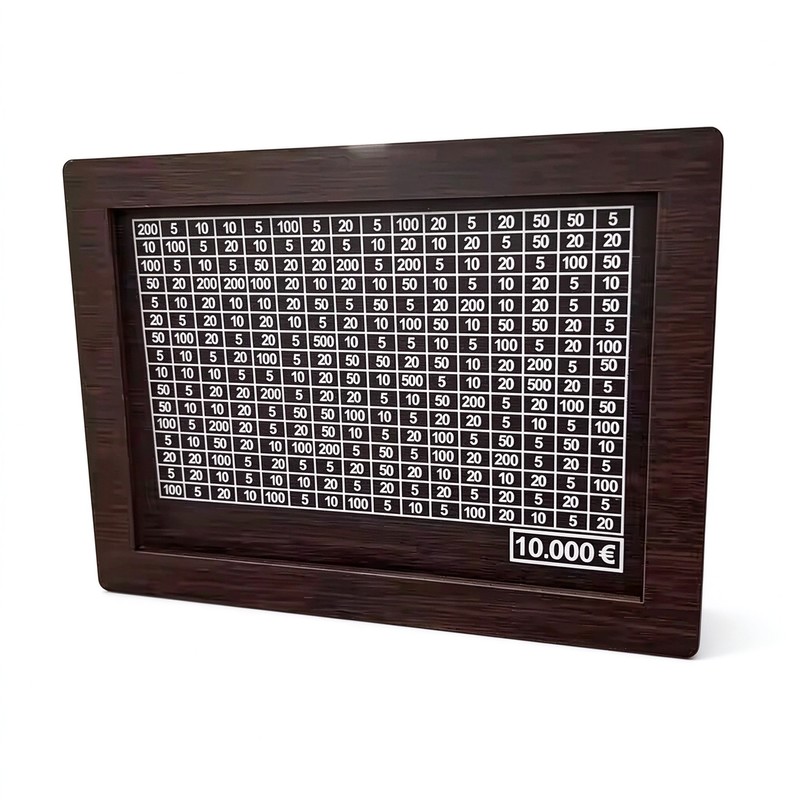 Wooden Money Saving Box for Personal Savings Goals – Reusable