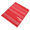 Magnetic Pocket Chart 5 Rows Transparent Schedule Pocket Chart for