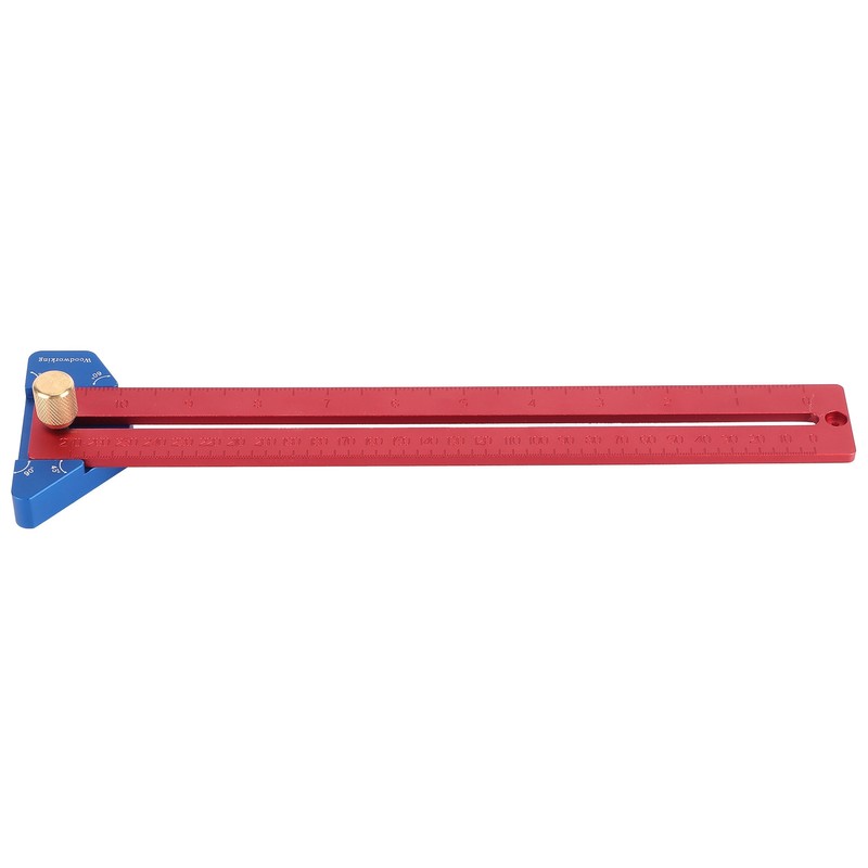 Woodworking Scriber 270mm Aluminum Alloy Angled Ruler Line Scribing Marking