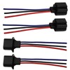 H13 9008 Headlight Socket Converter Kit, Headlights Wiring Harness Socket