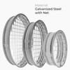HVAC OV Galvanized Metal Duct End Cap - 6 Inch