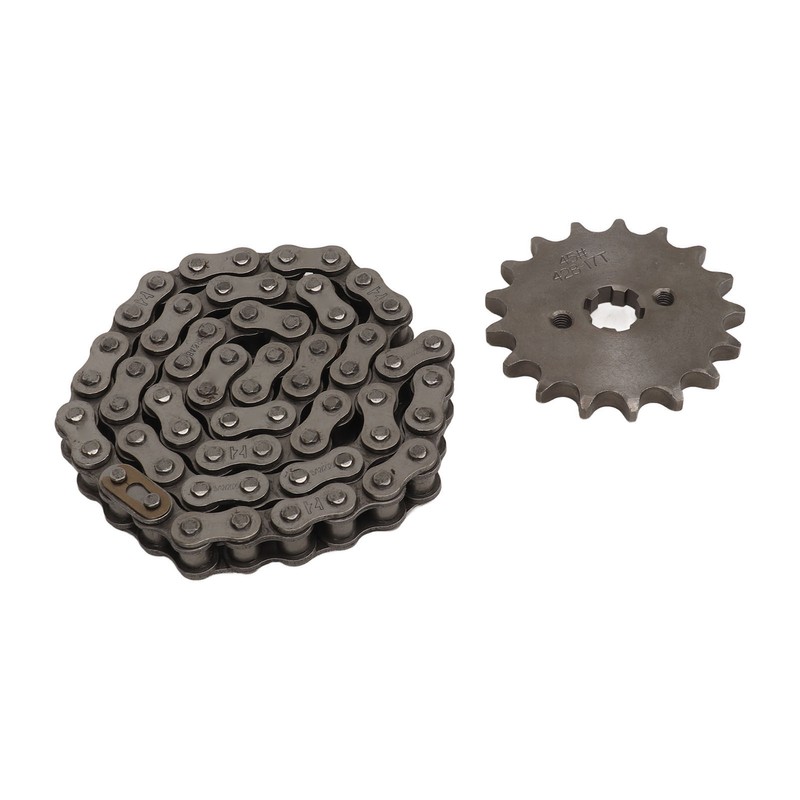 428 17T 17mm Sprocket 428 Drive Chain 60 Links Kit