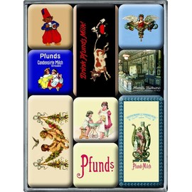 Nostalgic Art 83010 Pfunds, Magnet Set 9-Piece