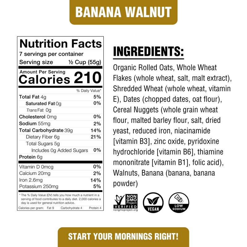 Rip's Big Bowl - Banana Walnut Cereal (6-Pack)