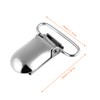 LIHAO Suspenders Clips, 12 Pcs 1.0 inches (25 mm), Silper