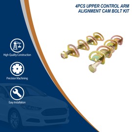 Upper Control Arm Alignment Cam Bolt Kit for Chevy Silverado 1500 1999 2000 2001 2002 2003 2004 2005 2006 2007 2008 2009 2010 2011 2012 2013 2014 2015 2016 2017 2018