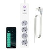 WiFi Power Strip Alexa zauzau 16A Intelligent Surge Protection Multiple