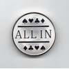 All In Poker Chip / Silver Clad Card Protector Bounty
