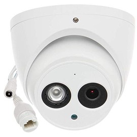 6MP IP Network 2.8mm Wide Angled Lens Turret Dome Security Camera Night Vision IR Infrared Extended PoE ePoE SD Card Slot True WDR IVS H.265+, English firmware upgradeable