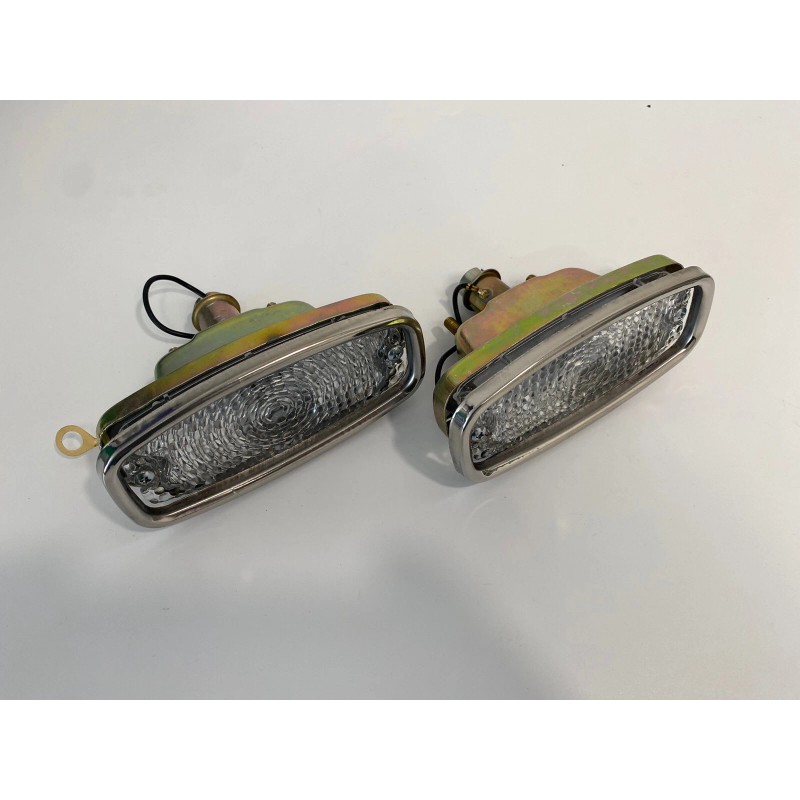 KK 1968 Camaro Standard Clear Parking Lamp Lens Assembly Pair