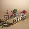 Gerson Company 15.3" L B/O Lighted Holiday Metal Bike, 2
