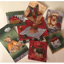 IronOns.US Country Picnic Patches - Iron On Fabric Appliques -  Homemade, Holly Hobby