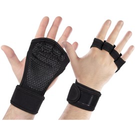 Lorpect Gym Gloves for Men Women, Padded Weightlifting Wrist Wrap Workout Exercise Glove